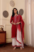 ARYANA KURTA SET - RED