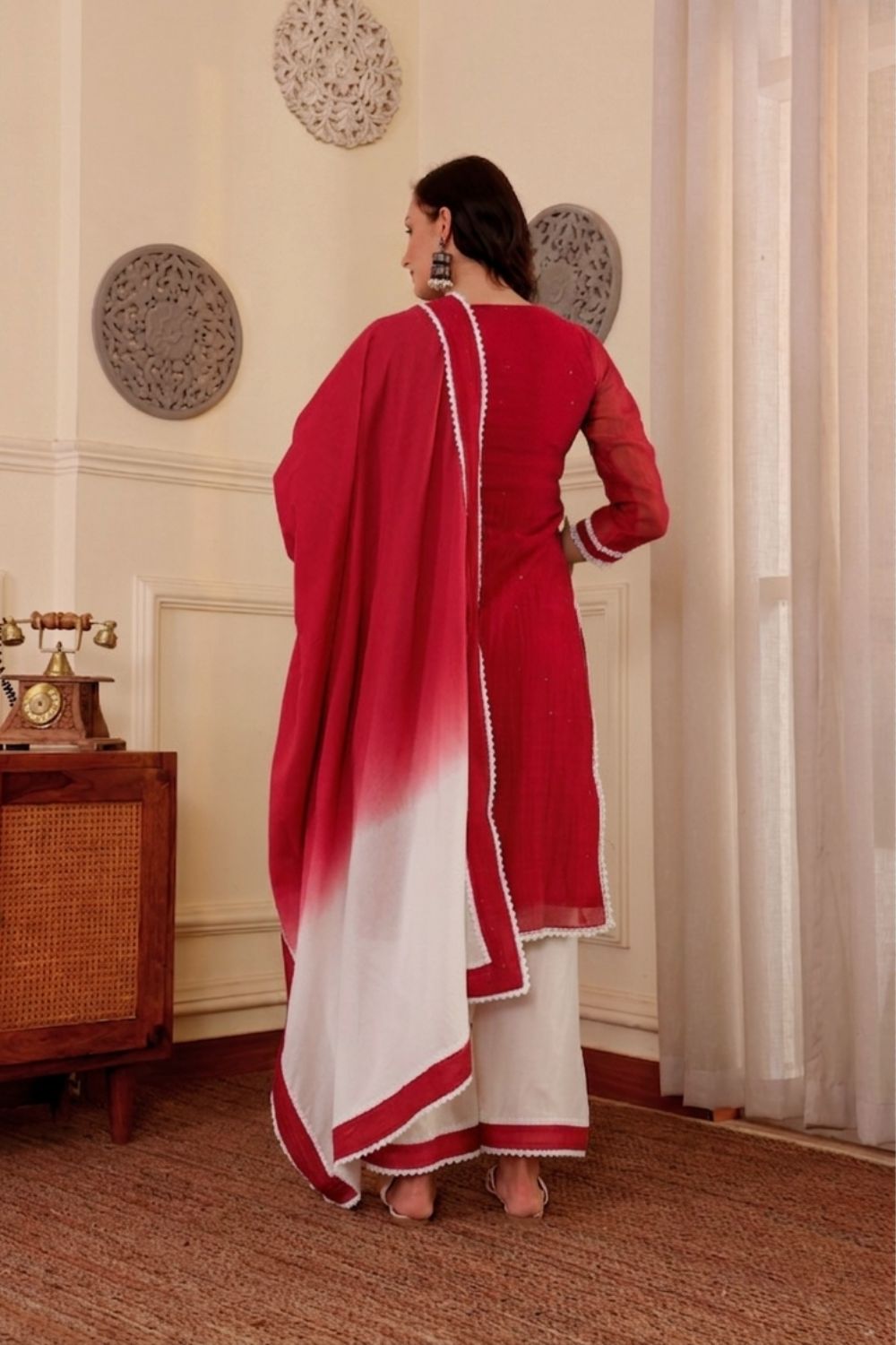 ARYANA KURTA SET - RED