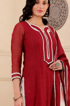 ARYANA KURTA SET - RED