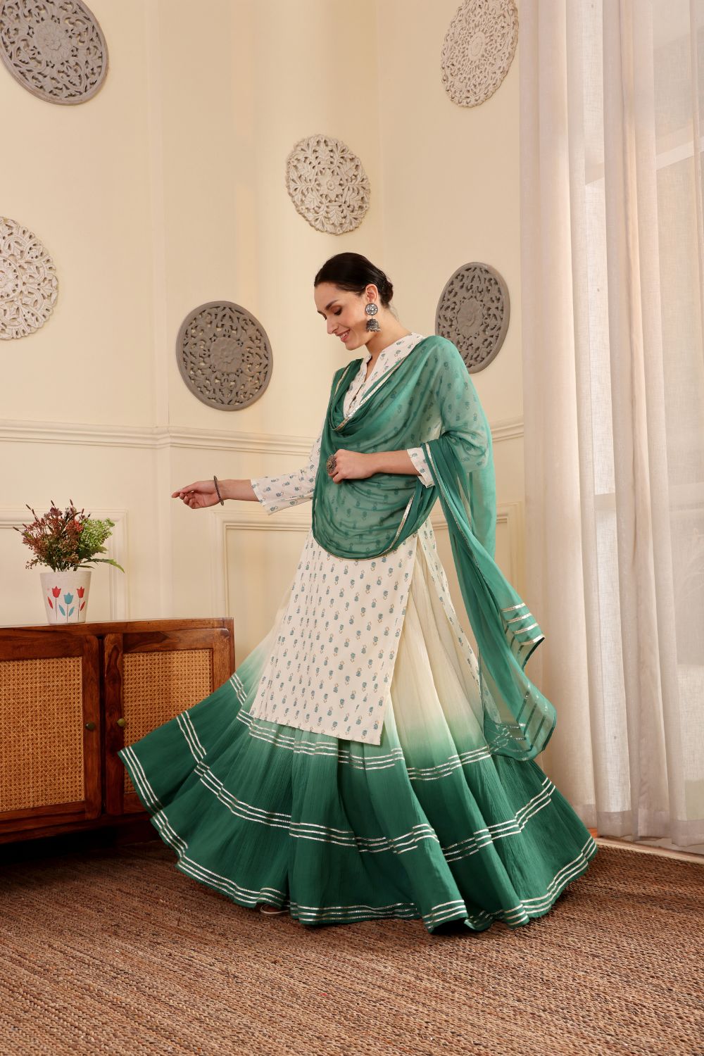 JASMINE KURTA SKIRT SET